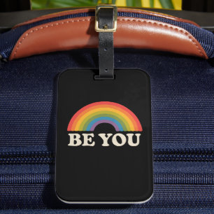 Étiquette À Bagage Soyez vous gay Lesbian Pride LGBTQ Ally Rainbow Re