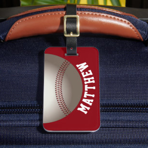 Étiquette À Bagage Sports de baseball
