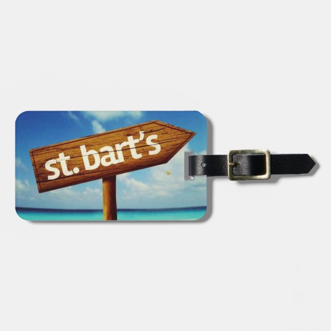 Étiquette À Bagage St. Bart's (Devant horizontal)