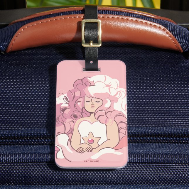 Étiquette À Bagage Steven Universe | Illustration de quartz Rose (Insitu Rectoal 2)