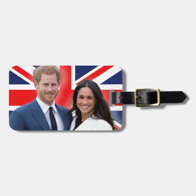 Étiquette À Bagage Stunning ! Marque du Prince Harry et Meghan (Devant horizontal)
