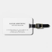 Style classique simple blanc professionnel