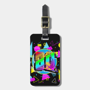 ÉTIQUETTE À BAGAGE STYLE RÉTRO VINTAGE ANCIEN DE L'ÉCOLE DES ANNÉES 8