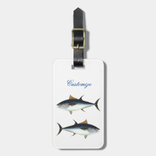 Étiquette À Bagage Style Thon Bigeye Thunder_Cove
