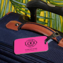 Stylish Bight Pink Corporate Company Business Logo