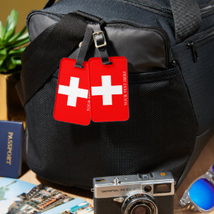 Étiquette À Bagage Suisse Suisse Suisse Suisse Suisse