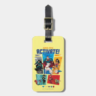 Étiquette À Bagage Super-Animaux & Justice League - Activez !