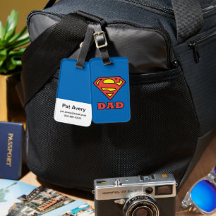 Étiquette À Bagage Super papa