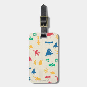 Étiquette À Bagage Super Pets & Justice League Motif Silhouette