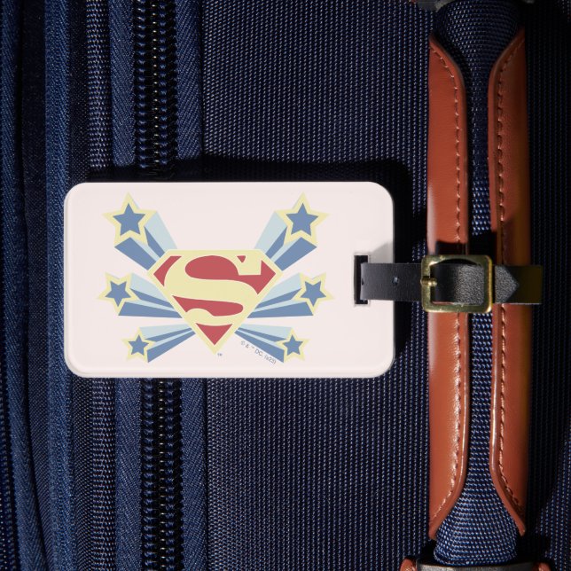 Étiquette À Bagage Supergirl Stars S-Shield (Insitu Rectoal 4)