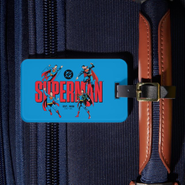 Étiquette À Bagage Superman Legends Forever Graphic (Insitu Rectoal 4)