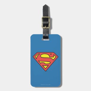 Étiquette À Bagage Superman S-Shield   Logo Superman