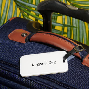 Étiquette À Bagage Supprimer ce texte et ajouter votre propre concept