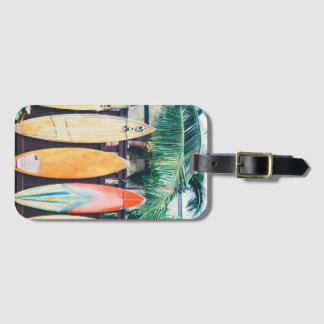Étiquette À Bagage Surf d'Oahu| Balise Bagages