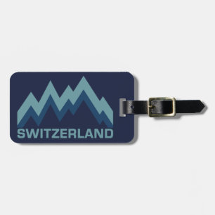 Étiquette À Bagage SWITZERLAND étiquette de bagage personnalisée
