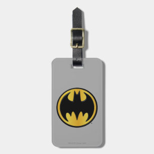 Étiquette À Bagage Symbole Batman   Logo rond classique