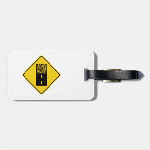 Étiquette À Bagage Symbole de la route de Gravel