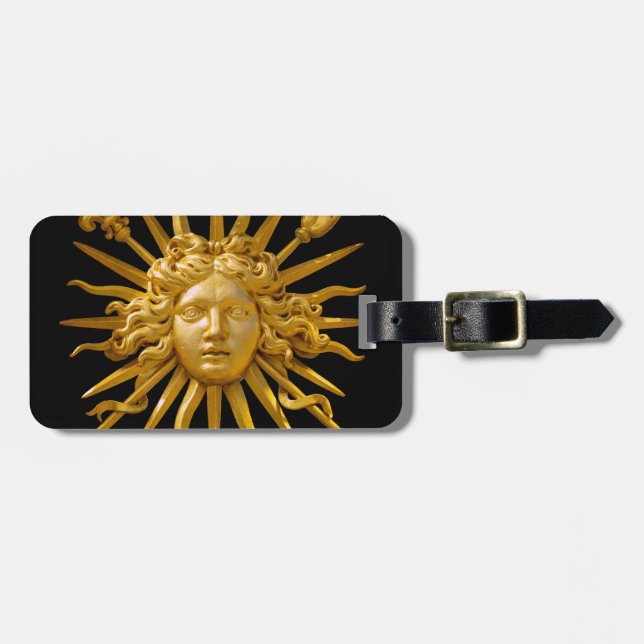 Étiquette À Bagage Symbole de Louis XIV le Roi Soleil (Devant horizontal)