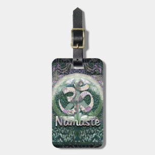Étiquette À Bagage Symbole de paix de Namaste