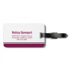 Symbole Médicale simple Red Caduceus Nurse