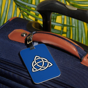 Étiquette À Bagage Symbole triquetra de noeud de trinité celtique