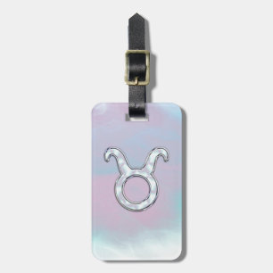 Étiquette À Bagage Symbole zodiaque de la mère de Pearl Taurus