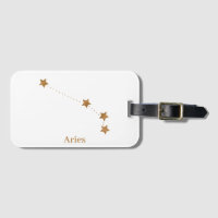 SYMBOLE Zodiaque moderne Gold Aries | Incendie d'é