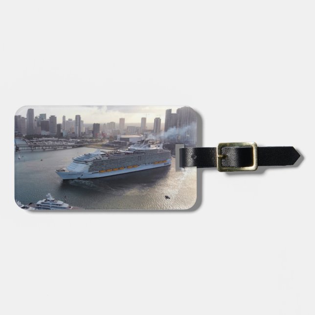 Étiquette À Bagage Symphonie des amateurs de croisières sur la Marche (Devant horizontal)