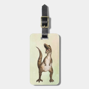 Étiquette À Bagage T-Rex Roaring personnalisable