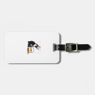 Étiquette À Bagage T-shirt de Pâques Chat Lapin Oreilles Œufs Hommes 