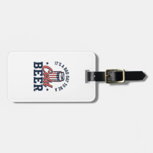 Étiquette À Bagage T-shirt vectoriel vintage de bière froide patrioti