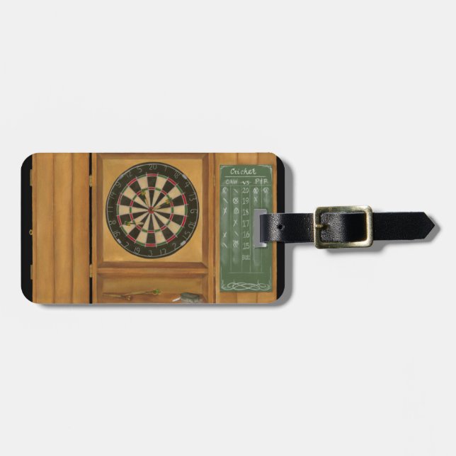 Étiquette À Bagage Tableau de bord avec cote de cricket (Devant horizontal)