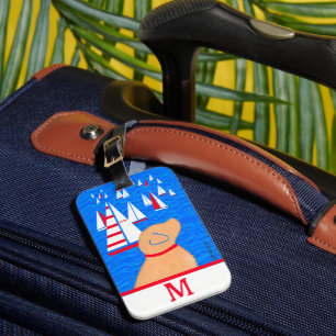 Étiquette À Bagage Tag de bagage de chien jaune de la journée Regatta
