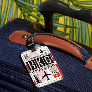 Étiquette À Bagage Tag de bagage de Hong Kong