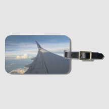 Tag de bagage de l'aile de l'avion