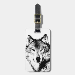 Étiquette À Bagage Tag de bagage de loup