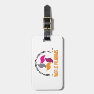 Étiquette À Bagage Tag de bagage des pèlerins du monde ICI (double fa