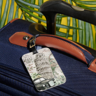 Étiquette À Bagage Tag de bagage Italie vintage