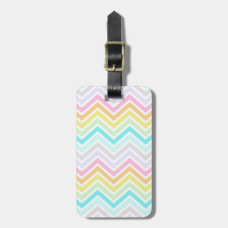 Étiquette À Bagage Tag de bagage Rainbow Chevron
