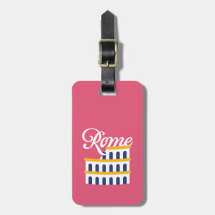 Étiquette À Bagage Tag de bagage Rome