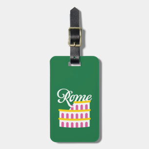 Étiquette À Bagage Tag de bagage Rome