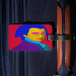 Étiquette À Bagage Tag de bagages Mozart pop Art