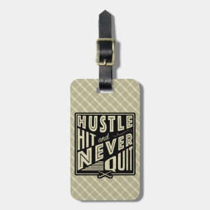 Étiquette À Bagage Tag de la clé Hustlie Hockey Field et N'arrêtez ja