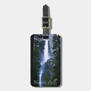 Étiquette À Bagage Tag de la photo de la nature de Yosemite Falls