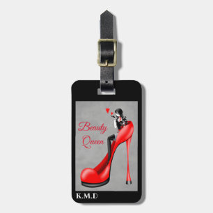 Étiquette À Bagage Tag de valise à la mode dans Red Stiletto