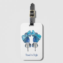 Tag de valise de chaussures de mode