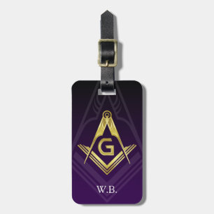Étiquette À Bagage Tags de bagage maçonnique Grand Lodge   Freemason