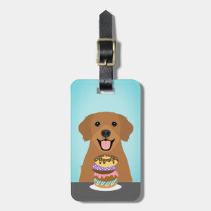 Étiquette À Bagage Tags Golden Retriever Luggers