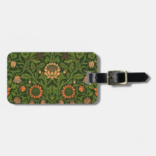 Étiquette À Bagage Tapis d'art Violet et Ancolie de William Morris