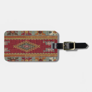 Étiquette À Bagage Tapis Kilim Turc